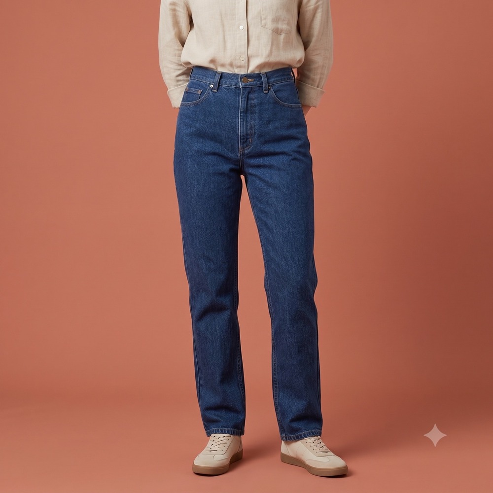 Vintage Lee 305-5540 High Waisted Mom Jeans Women 6 Med Made in USA 100% Cotton
